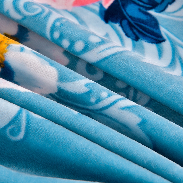 91家纺网 家纺一手货源 找家纺 缘莉娜家纺 2025新款牛奶绒印花学生宿舍三件套上下铺三件套 家和万事兴