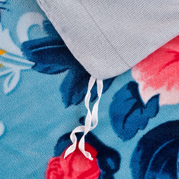 91家纺网 家纺一手货源 找家纺 缘莉娜家纺 2025新款牛奶绒印花学生宿舍三件套上下铺三件套 家和万事兴