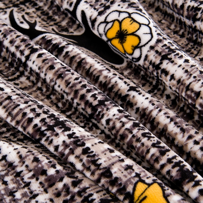 91家纺网 家纺一手货源 找家纺 缘莉娜家纺 2025新款牛奶绒印花学生宿舍三件套上下铺三件套 一路相伴