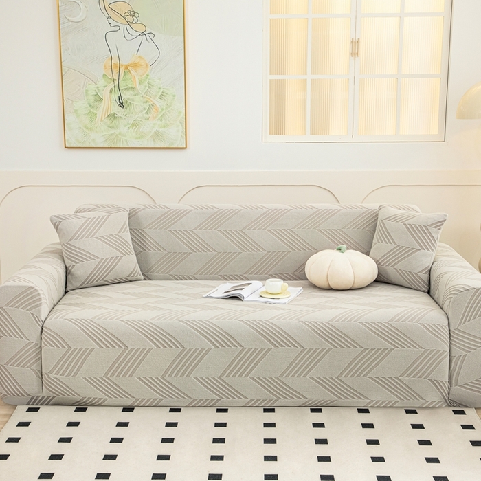 沐沐 2026新款菱梵沙发套 浅灰