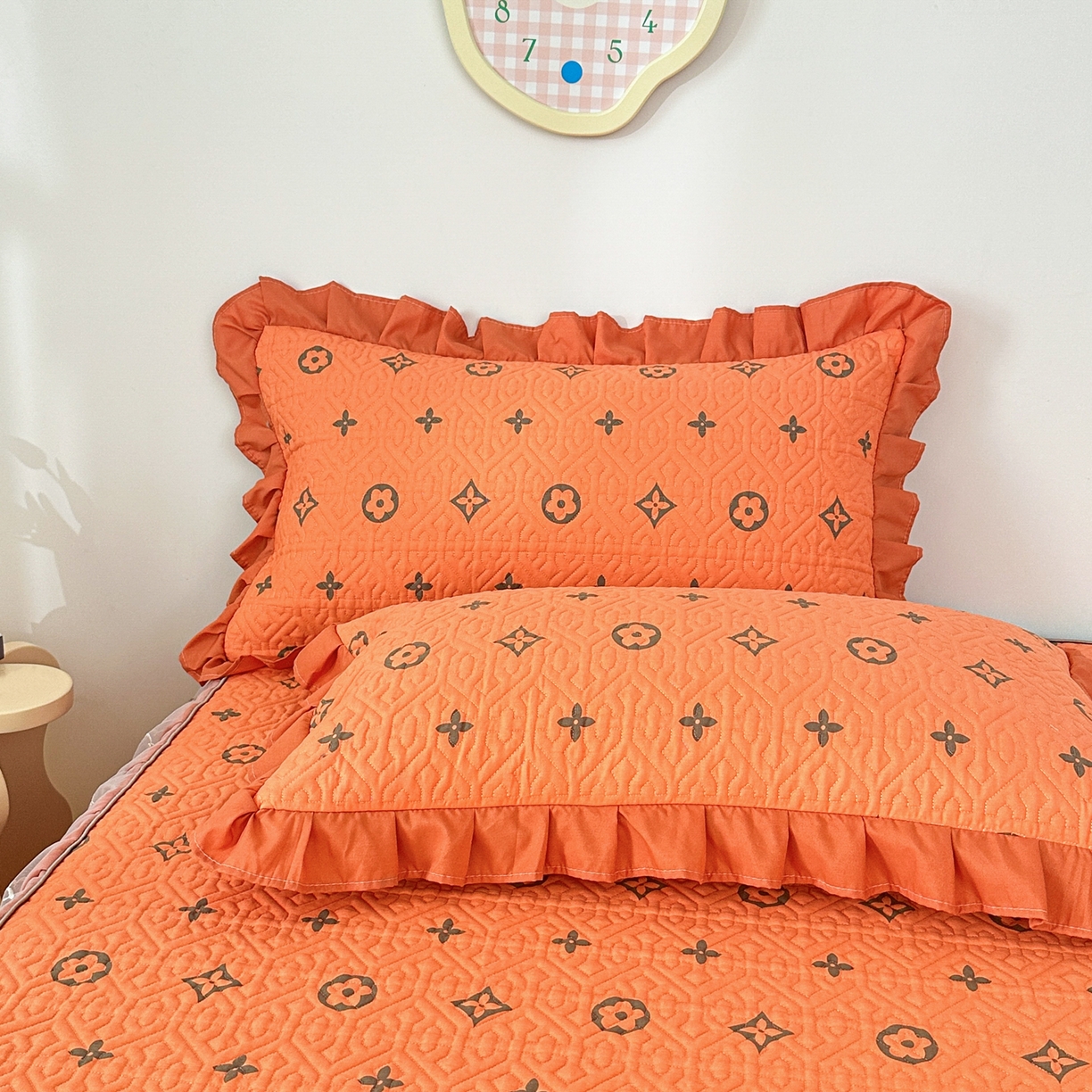 91家纺网 家纺一手货源 找家纺 手艺人家纺 2025新款全棉纯棉绗缝单床裙C02-C15 床裙单件 床裙C05