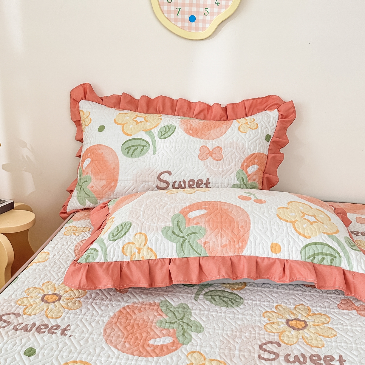 91家纺网 家纺一手货源 找家纺 手艺人家纺 2025新款全棉纯棉绗缝单床裙C02-C15 床裙单件 床裙C06