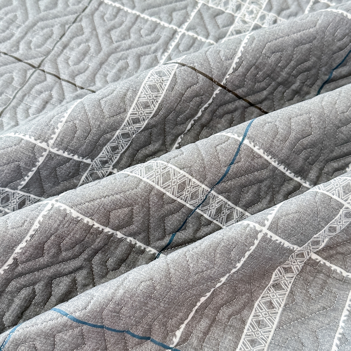 91家纺网 家纺一手货源 找家纺 手艺人家纺 2025新款全棉纯棉绗缝单床裙C02-C15 床裙单件 床裙C13