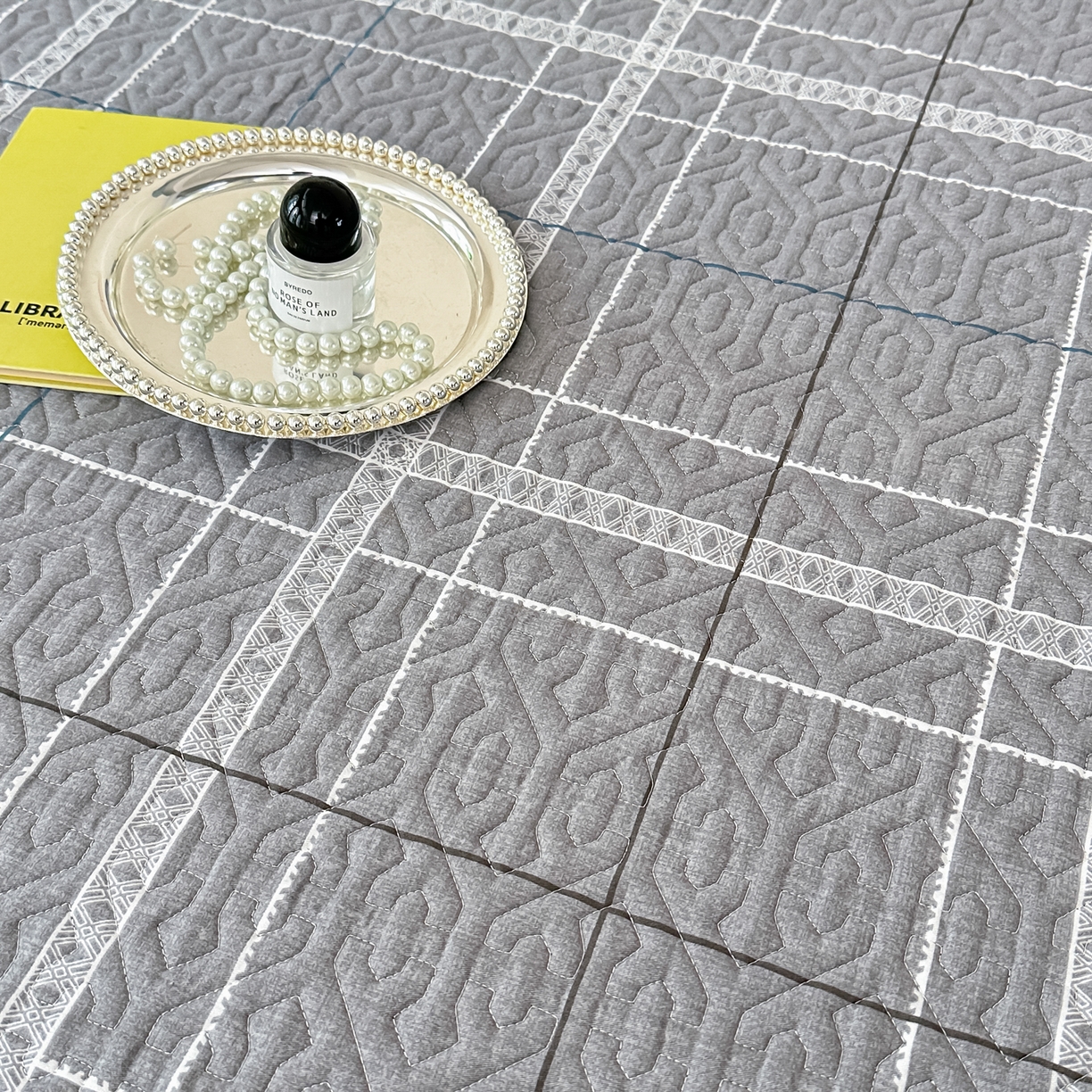 91家纺网 家纺一手货源 找家纺 手艺人家纺 2025新款全棉纯棉绗缝单床裙C02-C15 床裙单件 床裙C13