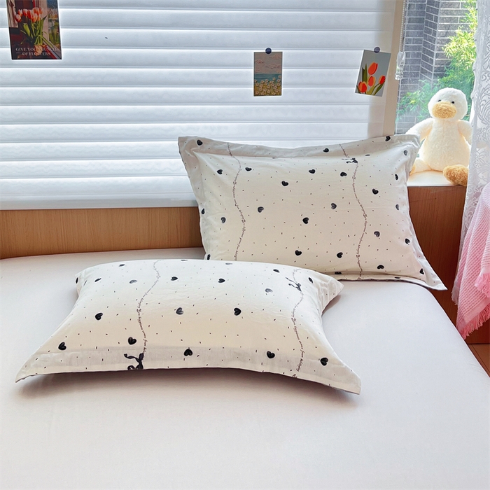 91家纺网 家纺一手货源 找家纺 天瑜家纺 2025新款A类全棉纯棉豆豆绒AB面设计被芯被子被芯 爱心