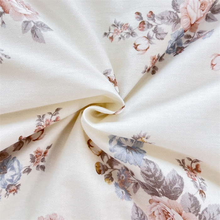 91家纺网 家纺一手货源 找家纺 天瑜家纺 2025新款A类全棉纯棉豆豆绒AB面设计被芯被子被芯 满园春色