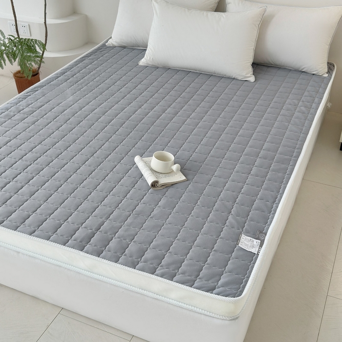 91家纺网 家纺一手货源 找家纺 娇逸家居 2025新款亲肤舒适记忆海绵床垫（可定制特殊尺寸） 方格灰