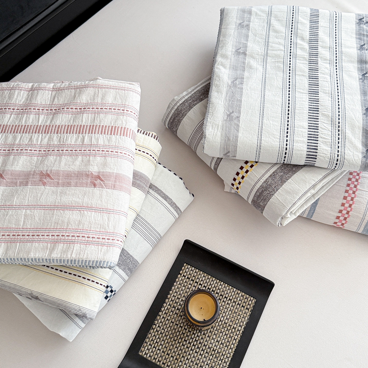 91家纺网 家纺一手货源 找家纺 （总）眠博士 2055新款全棉纯棉提花股线枕套单品枕套单件单枕套