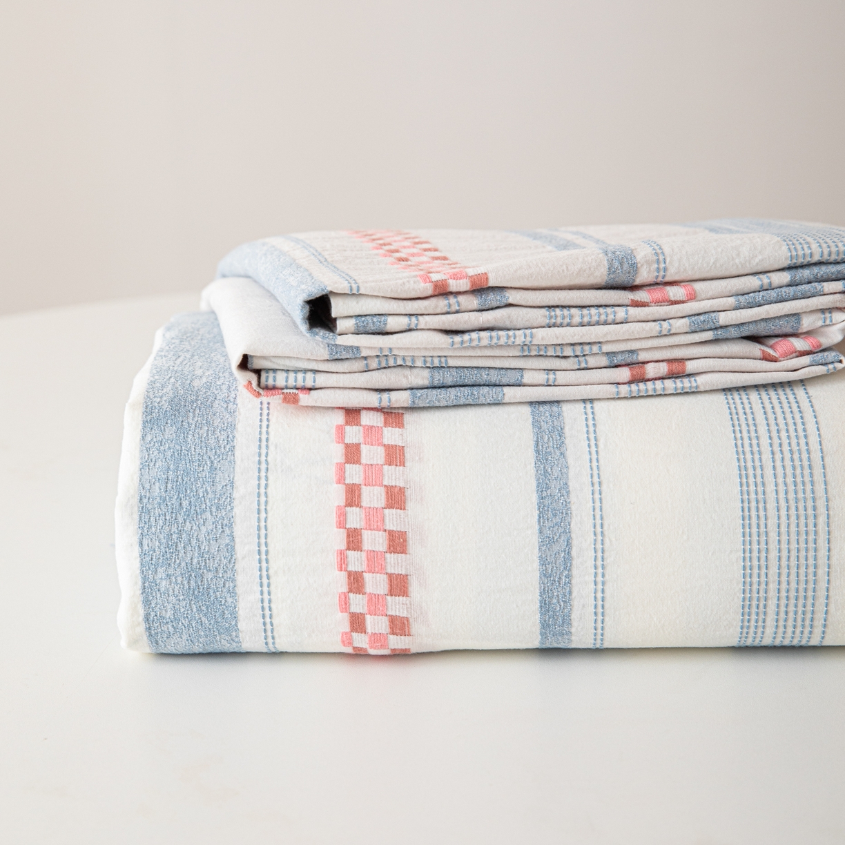 91家纺网 家纺一手货源 找家纺 眠博士 2055新款40s全棉纯棉提花股线枕套单品枕套单件单枕套 提花股线枕套-未来粉