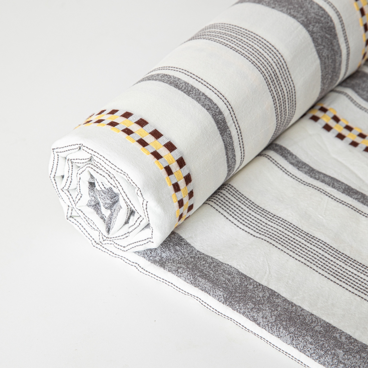 91家纺网 家纺一手货源 找家纺 眠博士 2055新款40s全棉纯棉提花股线枕套单品枕套单件单枕套 提花股线枕套-未来灰