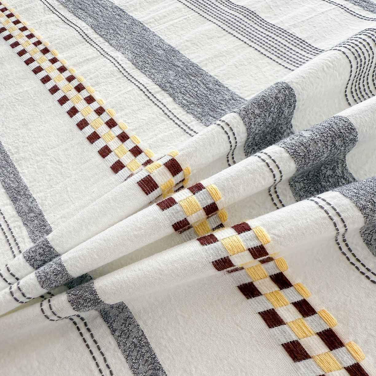 91家纺网 家纺一手货源 找家纺 眠博士 2055新款40s全棉纯棉提花股线枕套单品枕套单件单枕套 提花股线枕套-未来灰