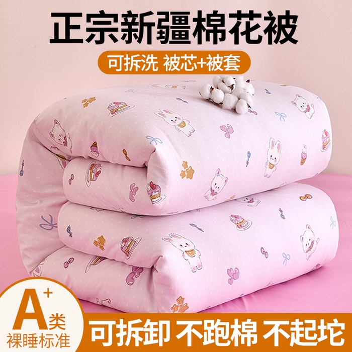 91家纺网 家纺一手货源 找家纺 （总）好宜家纺 2025新款可拆洗新疆棉花被冬被春秋被夏凉被家用学生宿舍被子空调被芯四季通用 【批发团购价更优】【免费打包代发】【量大免费送货上门】