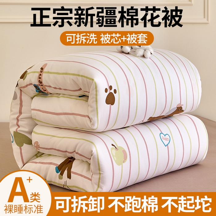 91家纺网 家纺一手货源 找家纺 （总）好宜家纺 2025新款可拆洗新疆棉花被冬被春秋被夏凉被家用学生宿舍被子空调被芯四季通用 【批发团购价更优】【免费打包代发】【量大免费送货上门】