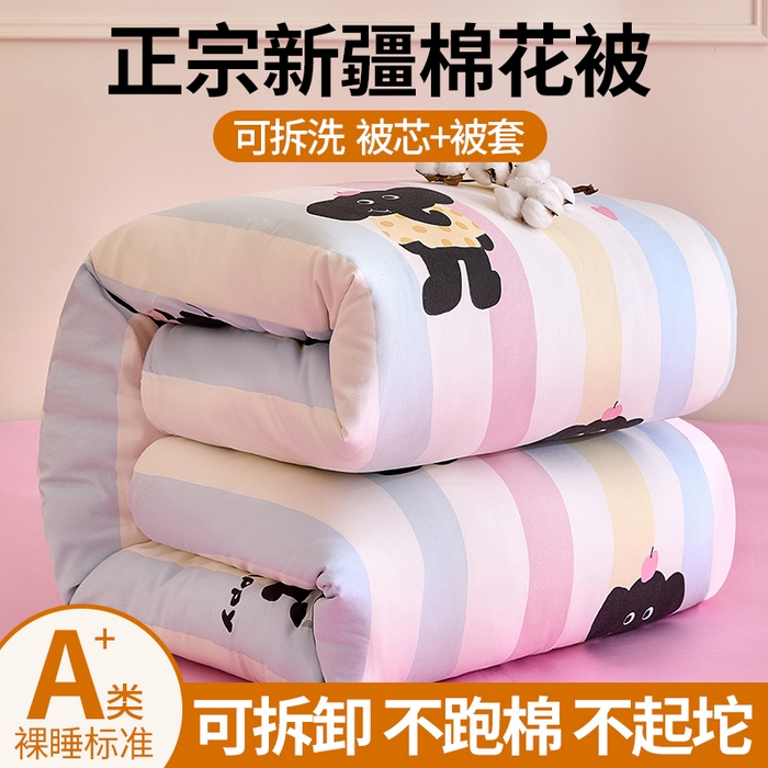 91家纺网 家纺一手货源 找家纺 （总）好宜家纺 2025新款可拆洗新疆棉花被冬被春秋被夏凉被家用学生宿舍被子空调被芯四季通用 【批发团购价更优】【免费打包代发】【量大免费送货上门】