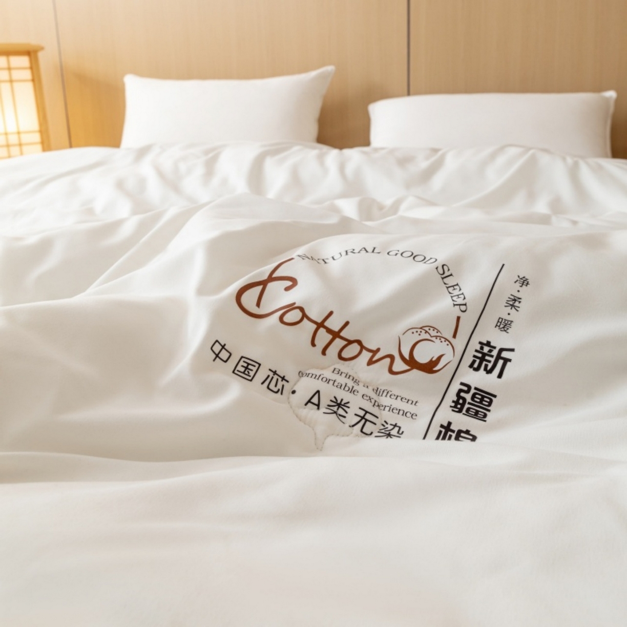 91家纺网 家纺一手货源 找家纺 好宜家纺 2025新款水洗棉新疆棉花被芯被子冬被春秋被夏被学生宿舍四季通用 月光白色