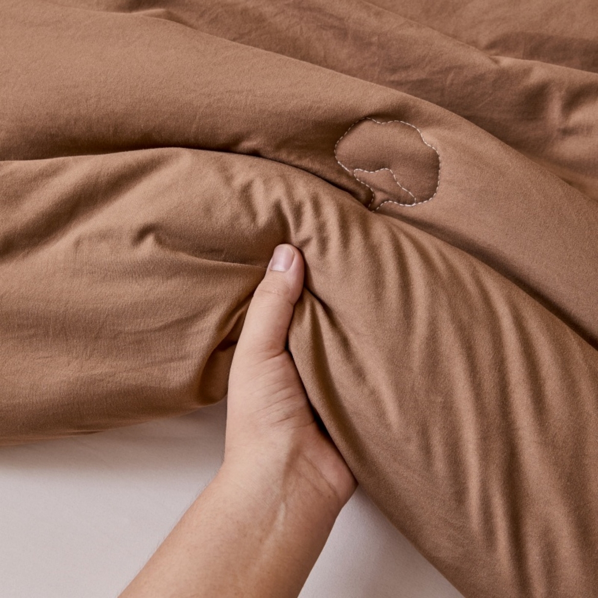 91家纺网 家纺一手货源 找家纺 好宜家纺 2025新款水洗棉新疆棉花被芯被子冬被春秋被夏被学生宿舍四季通用 高雅咖色