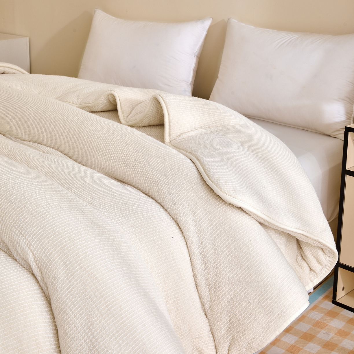 91家纺网 家纺一手货源 找家纺 （总）好宜家纺 2025新款新疆棉花被芯被子冬被春秋被棉花床垫褥子垫学生宿舍鱼鳞网纱棉胎被褥子 【批发团购价更优】【免费提供快递袋】【量大免费送货上门】