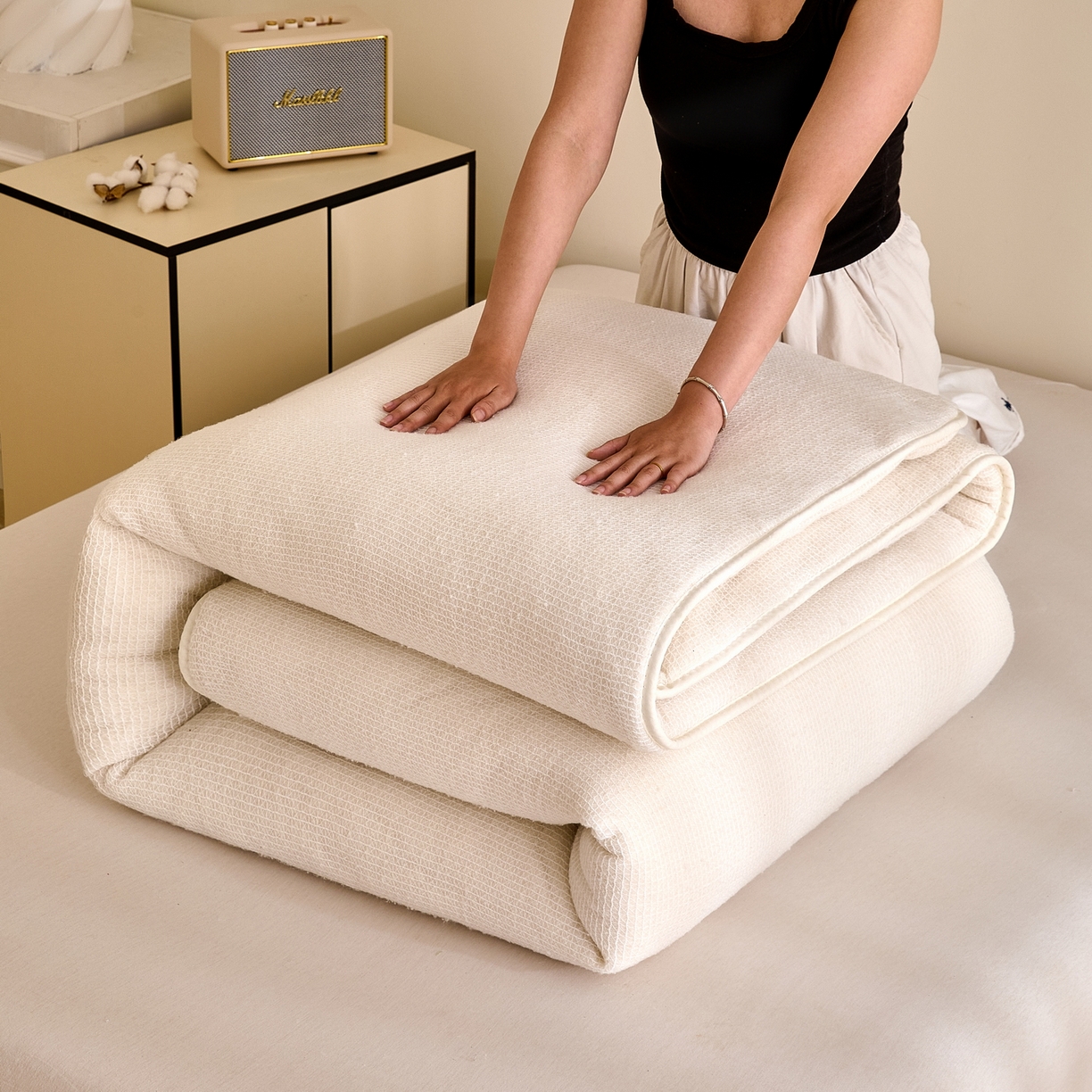 91家纺网 家纺一手货源 找家纺 （总）好宜家纺 2025新款新疆棉花被芯被子冬被春秋被棉花床垫褥子垫学生宿舍鱼鳞网纱棉胎被褥子 【批发团购价更优】【免费提供快递袋】【量大免费送货上门】