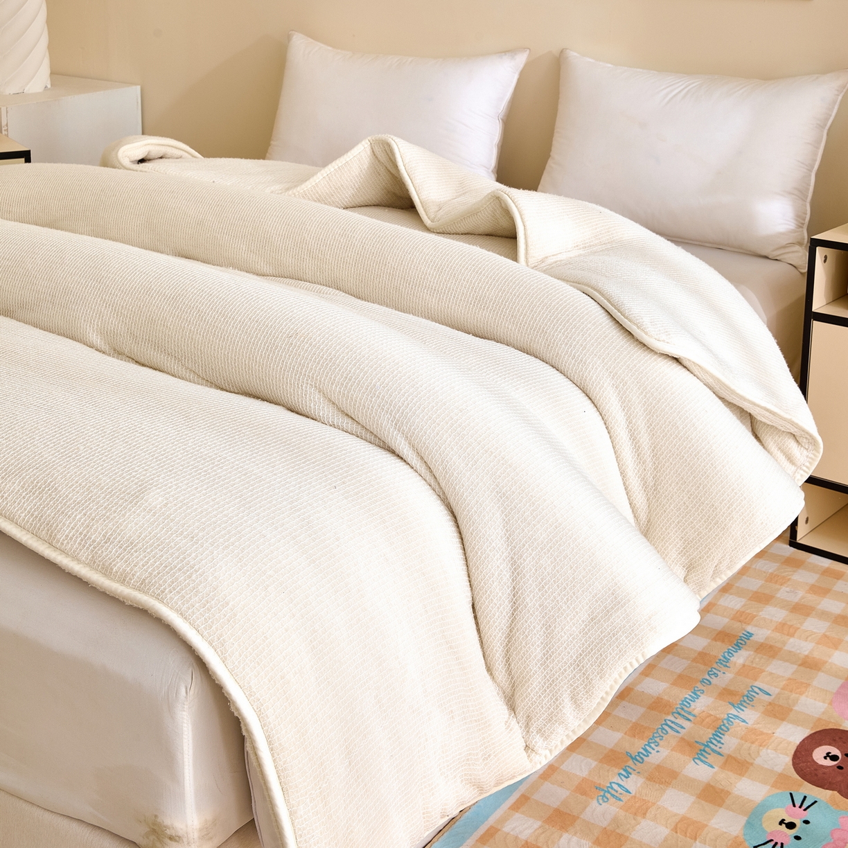 91家纺网 家纺一手货源 找家纺 （总）好宜家纺 2025新款新疆棉花被芯被子冬被春秋被棉花床垫褥子垫学生宿舍鱼鳞网纱棉胎被褥子 【批发团购价更优】【免费提供快递袋】【量大免费送货上门】