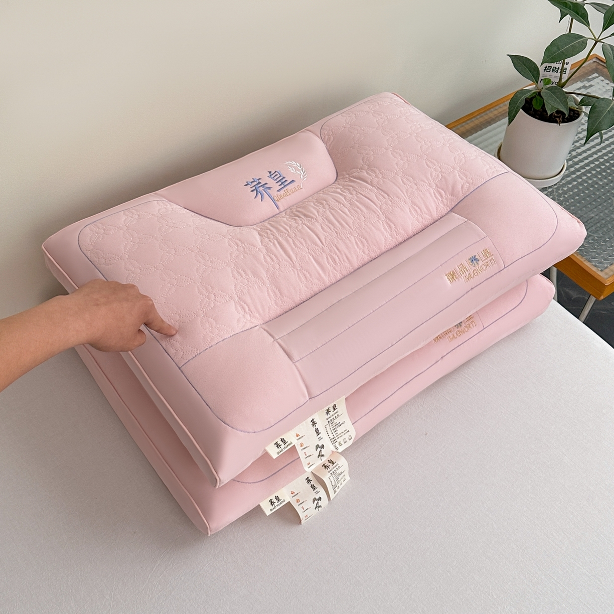 91家纺网 家纺一手货源 找家纺 （总）木子晗 2025新款亲肤荞皇枕头枕芯