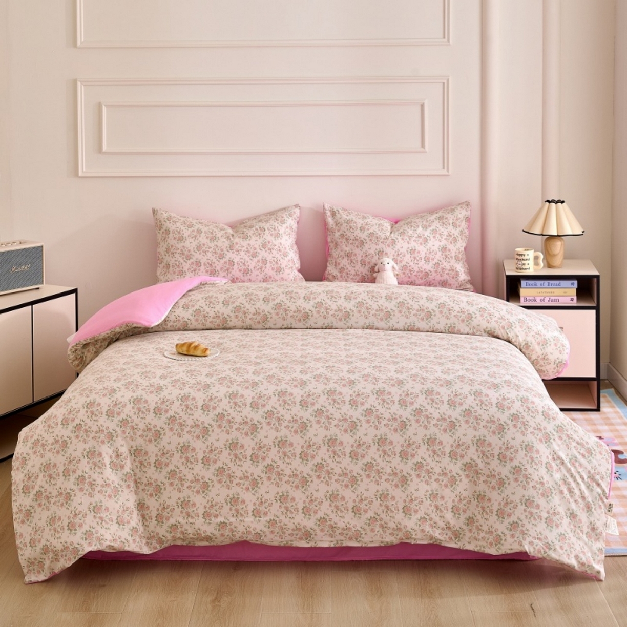 91家纺网 家纺一手货源 找家纺 好宜家纺 2025新款可拆洗新疆棉花被冬被春秋被夏凉被家用学生宿舍被子空调被芯四季通用 【批发团购价更优】【免费打包代发】【量大免费送货上门】 巴黎恋人-樱花粉