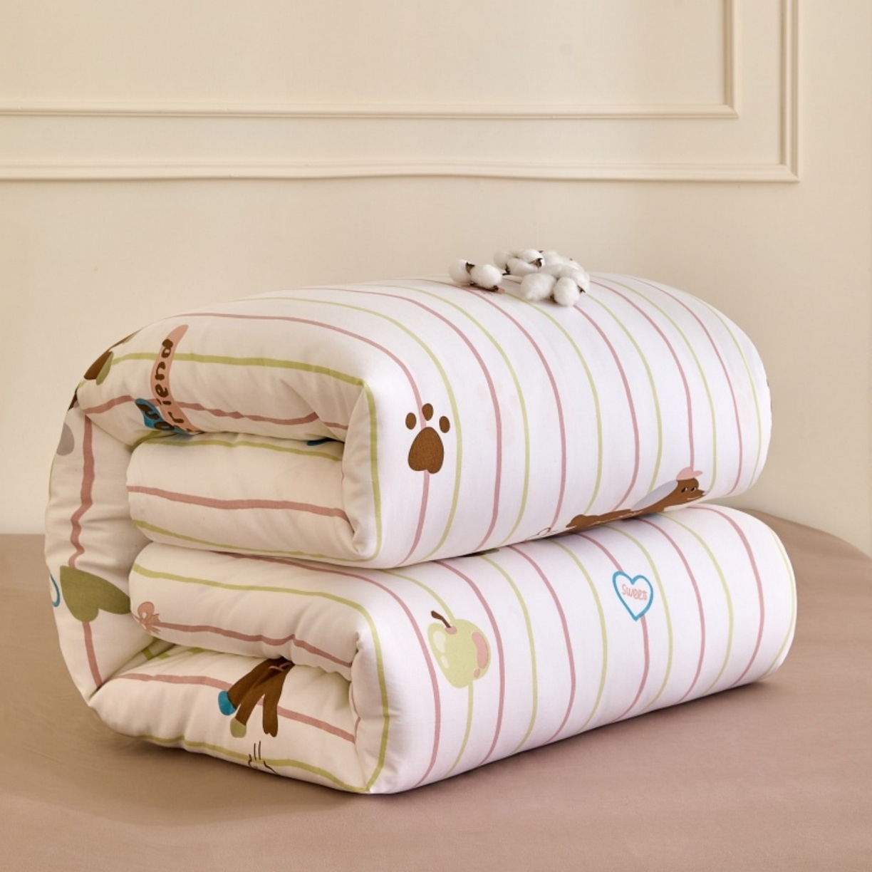 91家纺网 家纺一手货源 找家纺 好宜家纺 2025新款可拆洗新疆棉花被冬被春秋被夏凉被家用学生宿舍被子空调被芯四季通用 【批发团购价更优】【免费打包代发】【量大免费送货上门】 蹦蹦狗