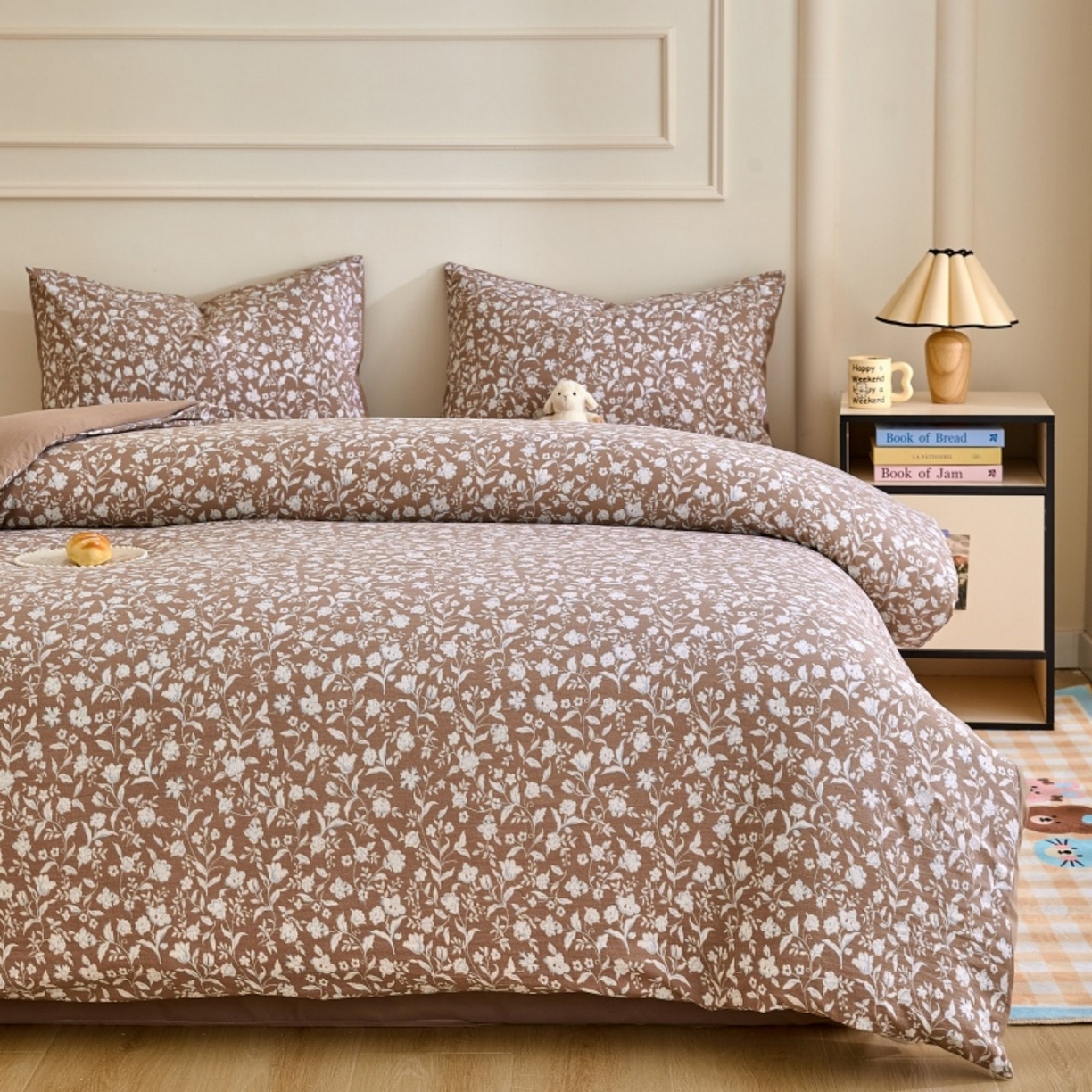 91家纺网 家纺一手货源 找家纺 好宜家纺 2025新款可拆洗新疆棉花被冬被春秋被夏凉被家用学生宿舍被子空调被芯四季通用 【批发团购价更优】【免费打包代发】【量大免费送货上门】 黛米-香槟咖