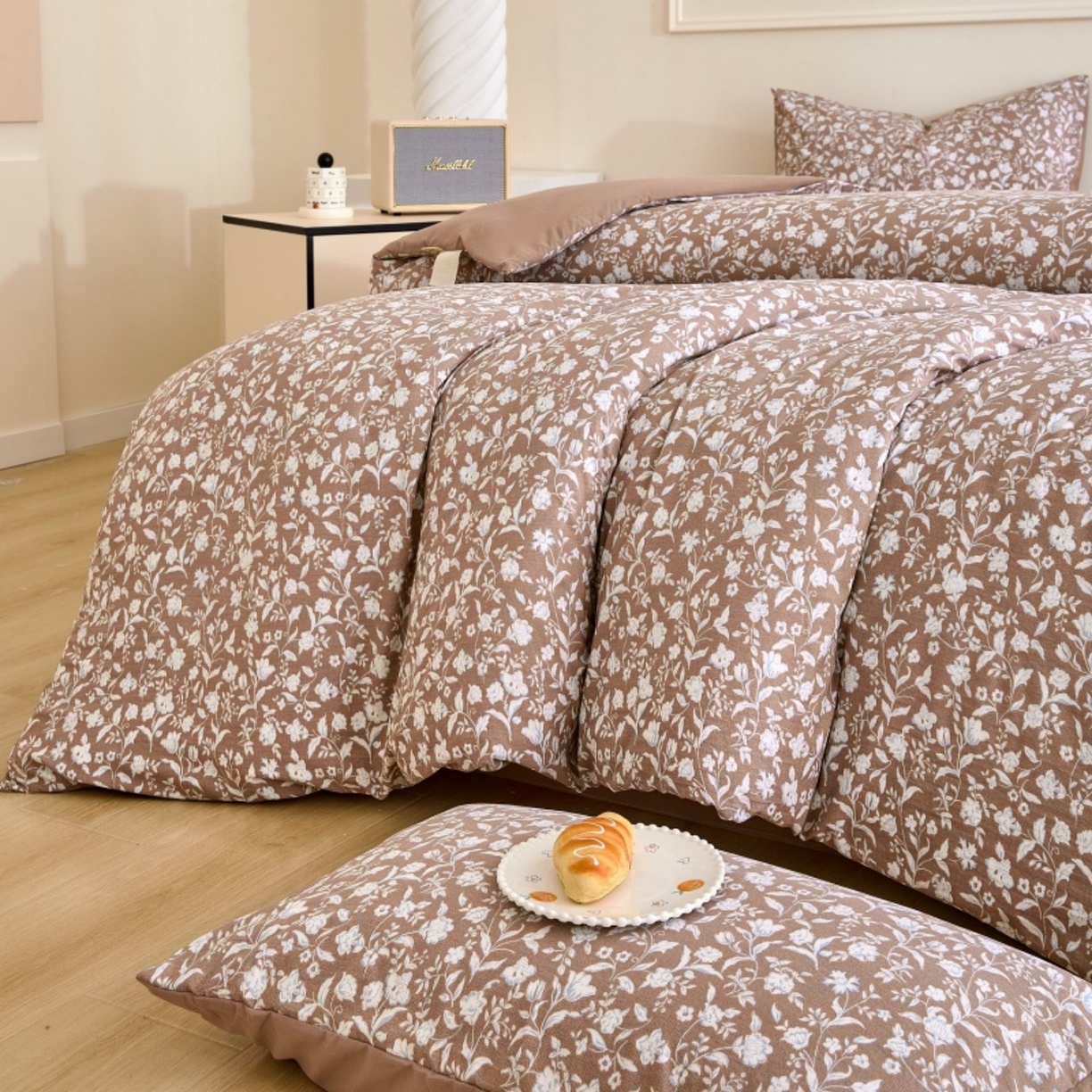 91家纺网 家纺一手货源 找家纺 好宜家纺 2025新款可拆洗新疆棉花被冬被春秋被夏凉被家用学生宿舍被子空调被芯四季通用 【批发团购价更优】【免费打包代发】【量大免费送货上门】 黛米-香槟咖