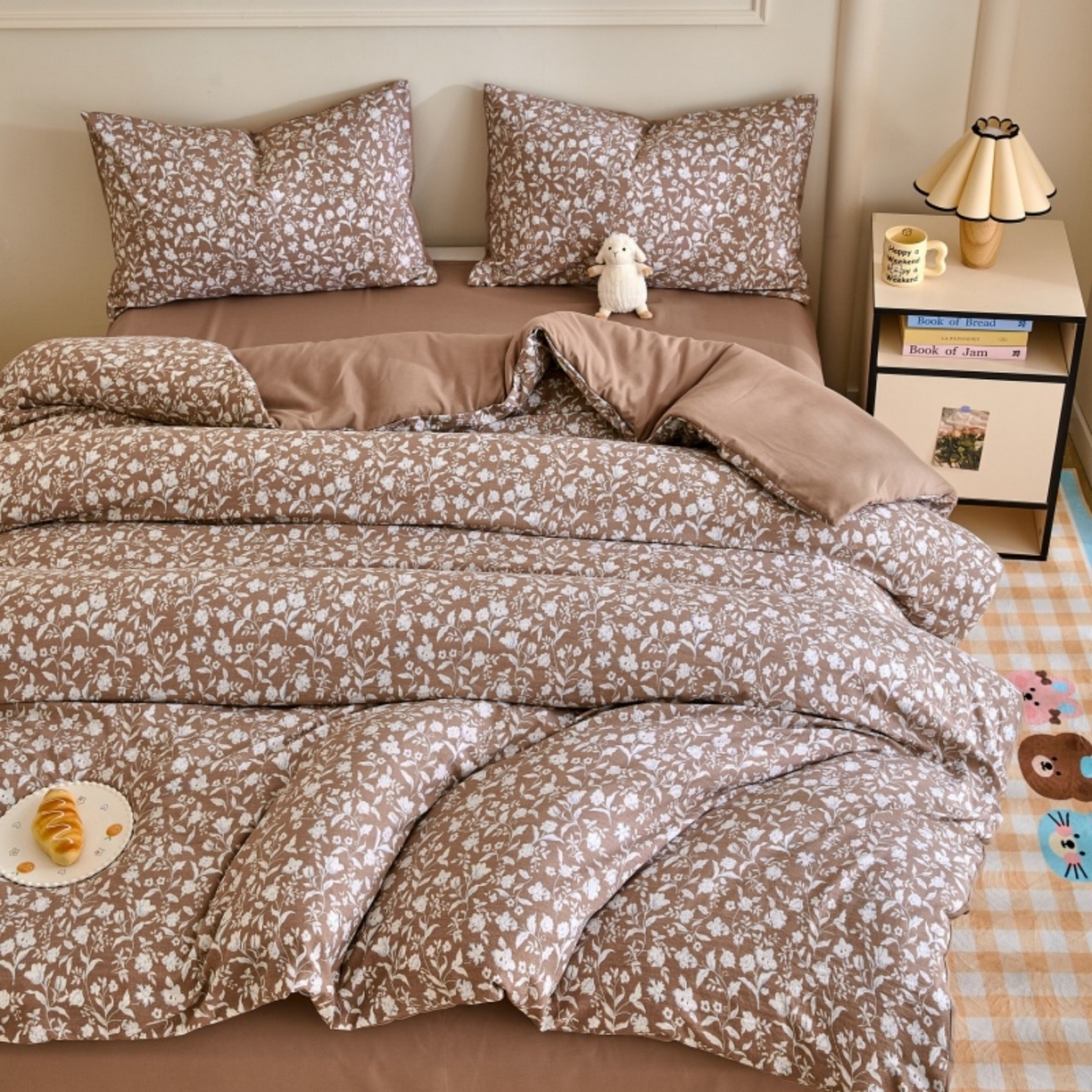 91家纺网 家纺一手货源 找家纺 好宜家纺 2025新款可拆洗新疆棉花被冬被春秋被夏凉被家用学生宿舍被子空调被芯四季通用 【批发团购价更优】【免费打包代发】【量大免费送货上门】 黛米-香槟咖