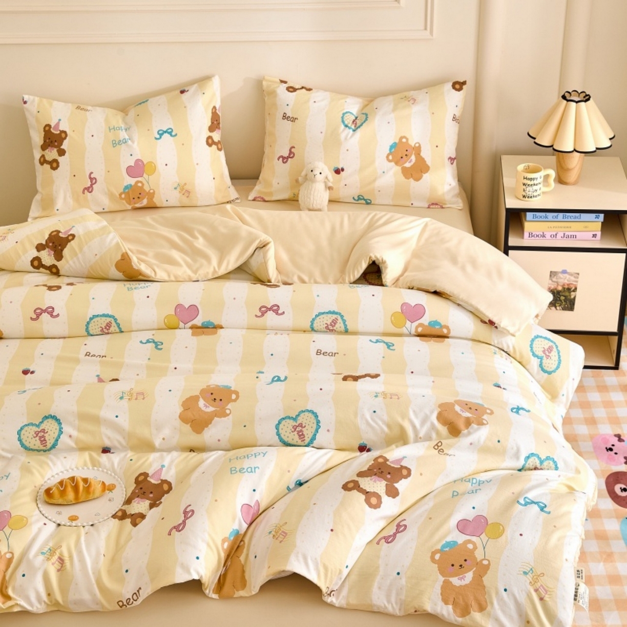 91家纺网 家纺一手货源 找家纺 好宜家纺 2025新款可拆洗新疆棉花被冬被春秋被夏凉被家用学生宿舍被子空调被芯四季通用 【批发团购价更优】【免费打包代发】【量大免费送货上门】 蛋糕熊