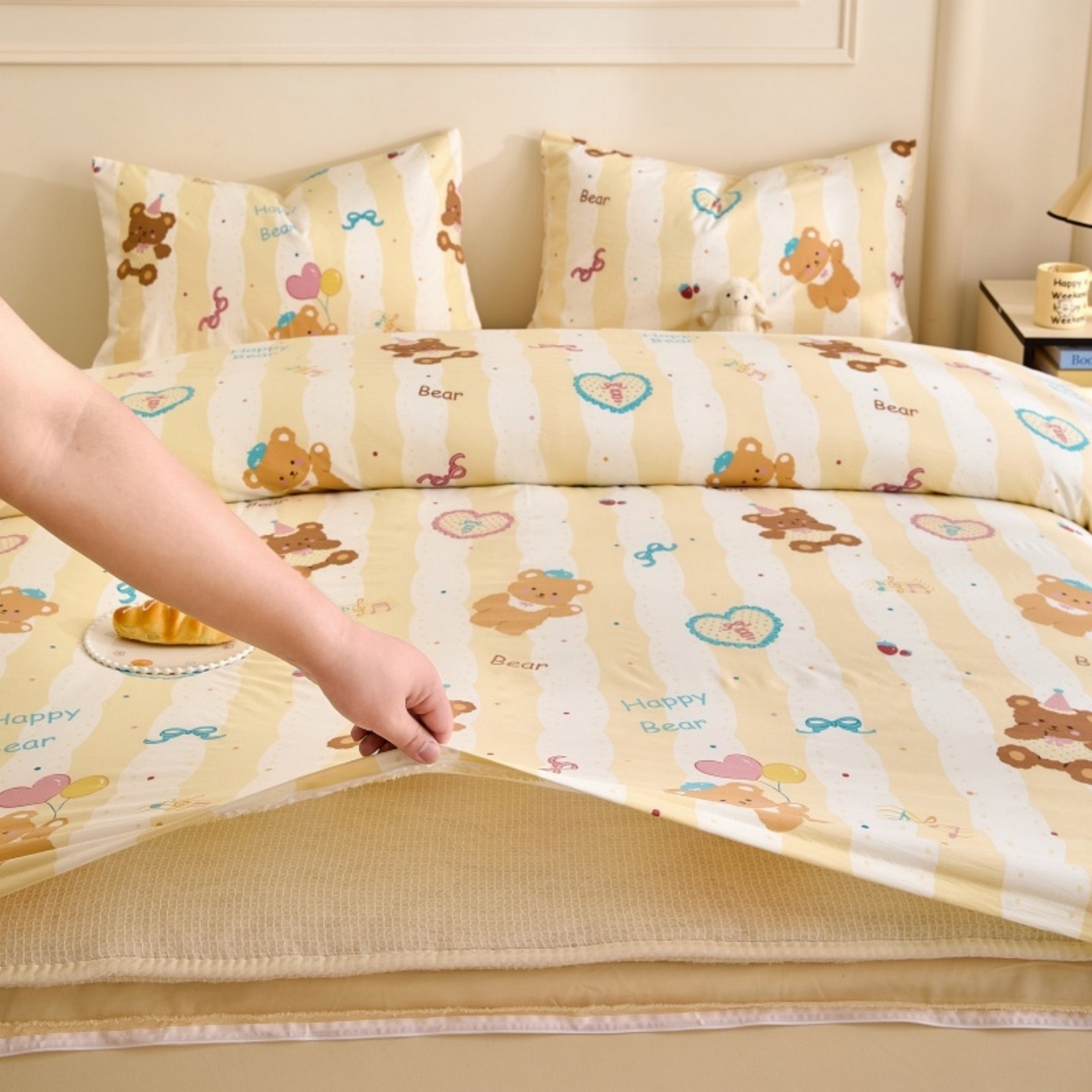 91家纺网 家纺一手货源 找家纺 好宜家纺 2025新款可拆洗新疆棉花被冬被春秋被夏凉被家用学生宿舍被子空调被芯四季通用 【批发团购价更优】【免费打包代发】【量大免费送货上门】 蛋糕熊