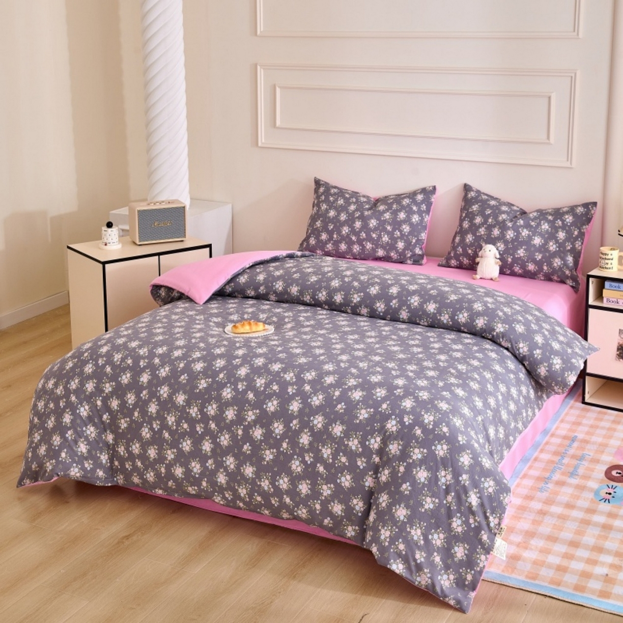 91家纺网 家纺一手货源 找家纺 好宜家纺 2025新款可拆洗新疆棉花被冬被春秋被夏凉被家用学生宿舍被子空调被芯四季通用 【批发团购价更优】【免费打包代发】【量大免费送货上门】 莱禧-桂粉