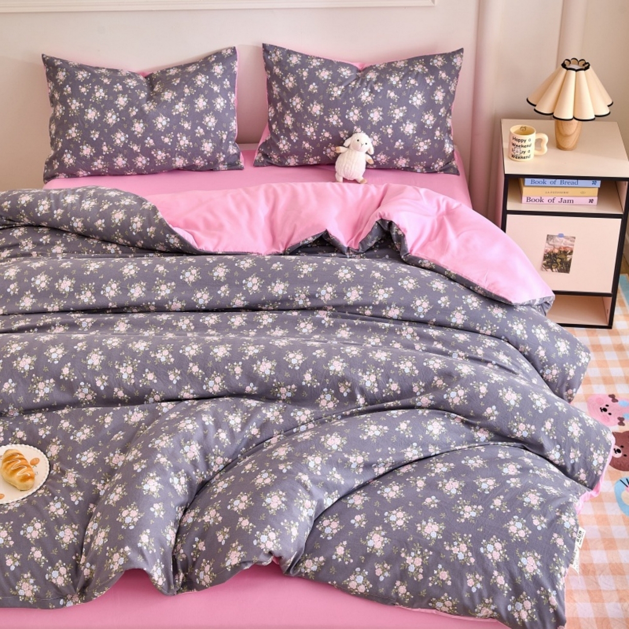 91家纺网 家纺一手货源 找家纺 好宜家纺 2025新款可拆洗新疆棉花被冬被春秋被夏凉被家用学生宿舍被子空调被芯四季通用 【批发团购价更优】【免费打包代发】【量大免费送货上门】 莱禧-桂粉