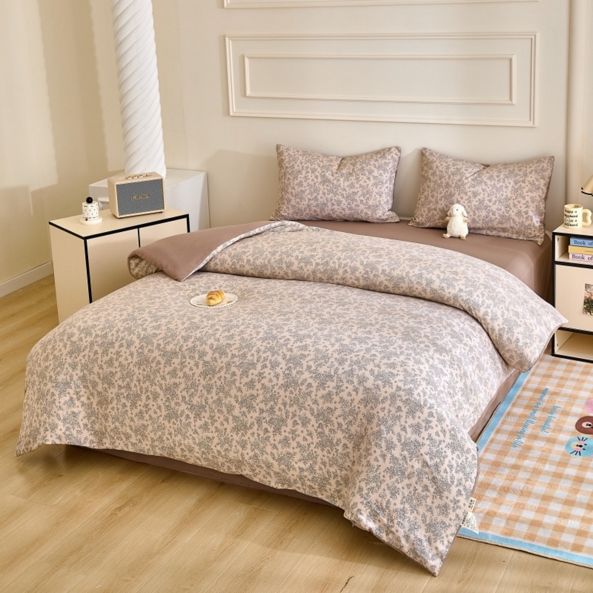 91家纺网 家纺一手货源 找家纺 好宜家纺 2025新款可拆洗新疆棉花被冬被春秋被夏凉被家用学生宿舍被子空调被芯四季通用 【批发团购价更优】【免费打包代发】【量大免费送货上门】 莱颜-轻咖色