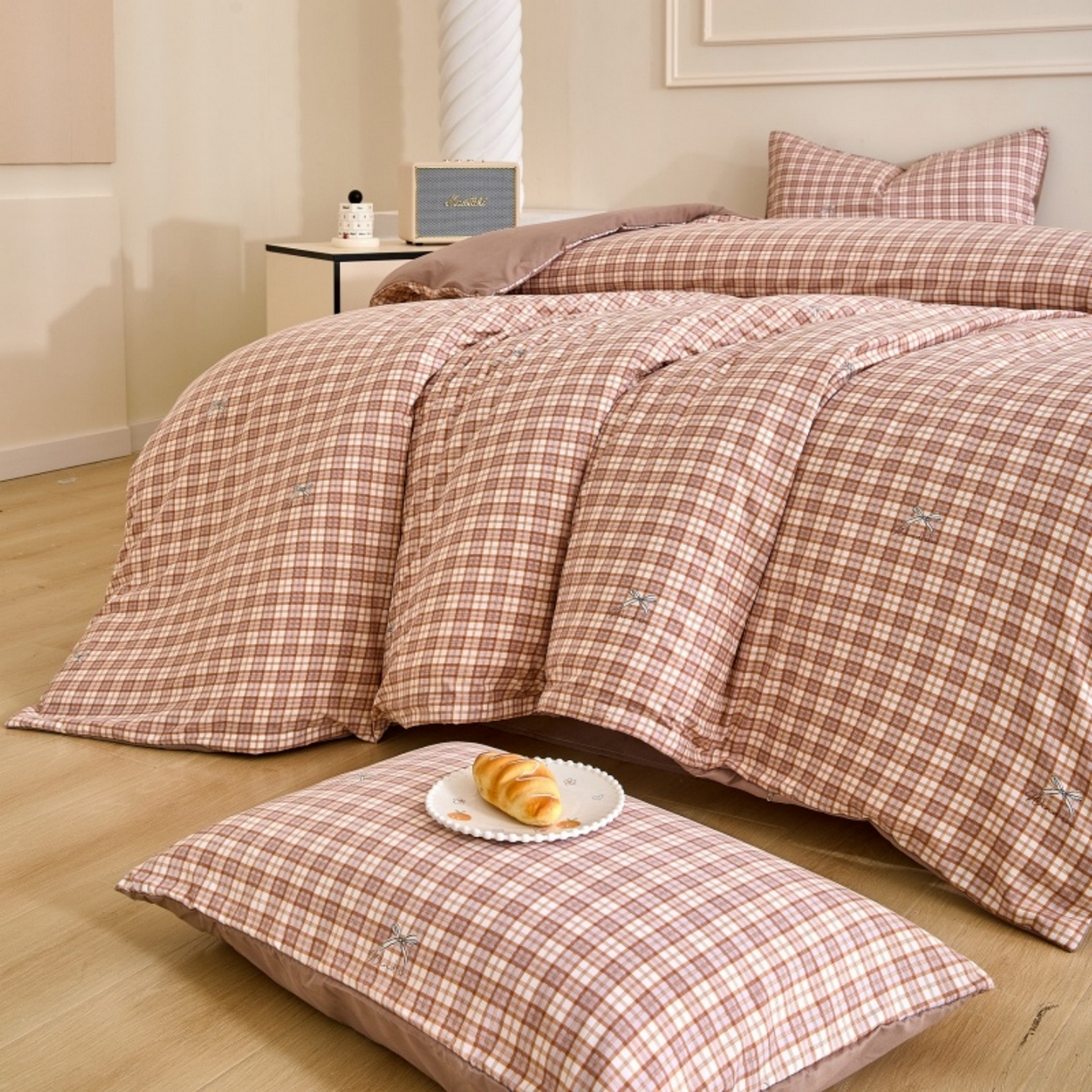 91家纺网 家纺一手货源 找家纺 好宜家纺 2025新款可拆洗新疆棉花被冬被春秋被夏凉被家用学生宿舍被子空调被芯四季通用 【批发团购价更优】【免费打包代发】【量大免费送货上门】 玛奇朵小格-桔