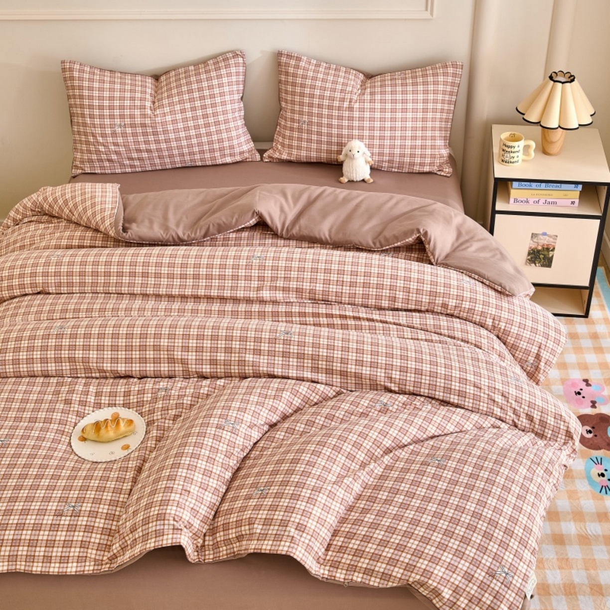 91家纺网 家纺一手货源 找家纺 好宜家纺 2025新款可拆洗新疆棉花被冬被春秋被夏凉被家用学生宿舍被子空调被芯四季通用 【批发团购价更优】【免费打包代发】【量大免费送货上门】 玛奇朵小格-桔