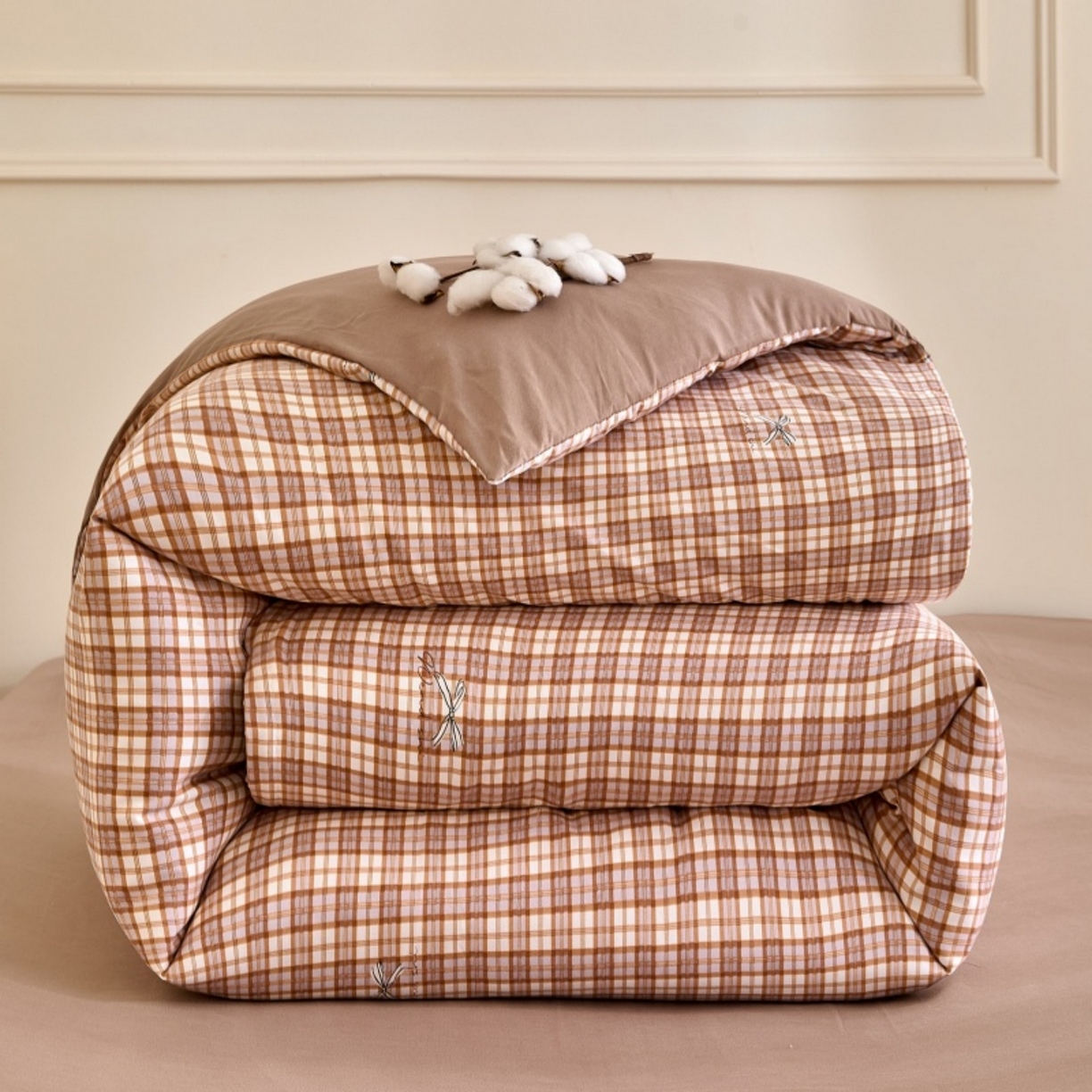 91家纺网 家纺一手货源 找家纺 好宜家纺 2025新款可拆洗新疆棉花被冬被春秋被夏凉被家用学生宿舍被子空调被芯四季通用 【批发团购价更优】【免费打包代发】【量大免费送货上门】 玛奇朵小格-桔