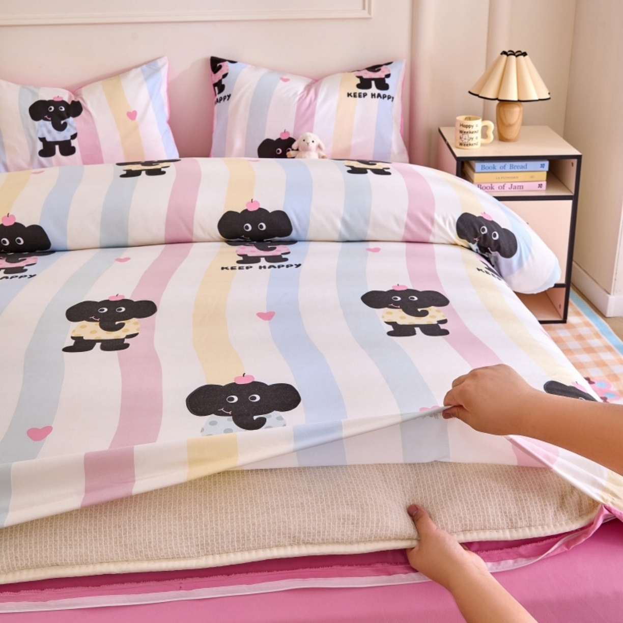 91家纺网 家纺一手货源 找家纺 好宜家纺 2025新款可拆洗新疆棉花被冬被春秋被夏凉被家用学生宿舍被子空调被芯四季通用 【批发团购价更优】【免费打包代发】【量大免费送货上门】 皮皮大象