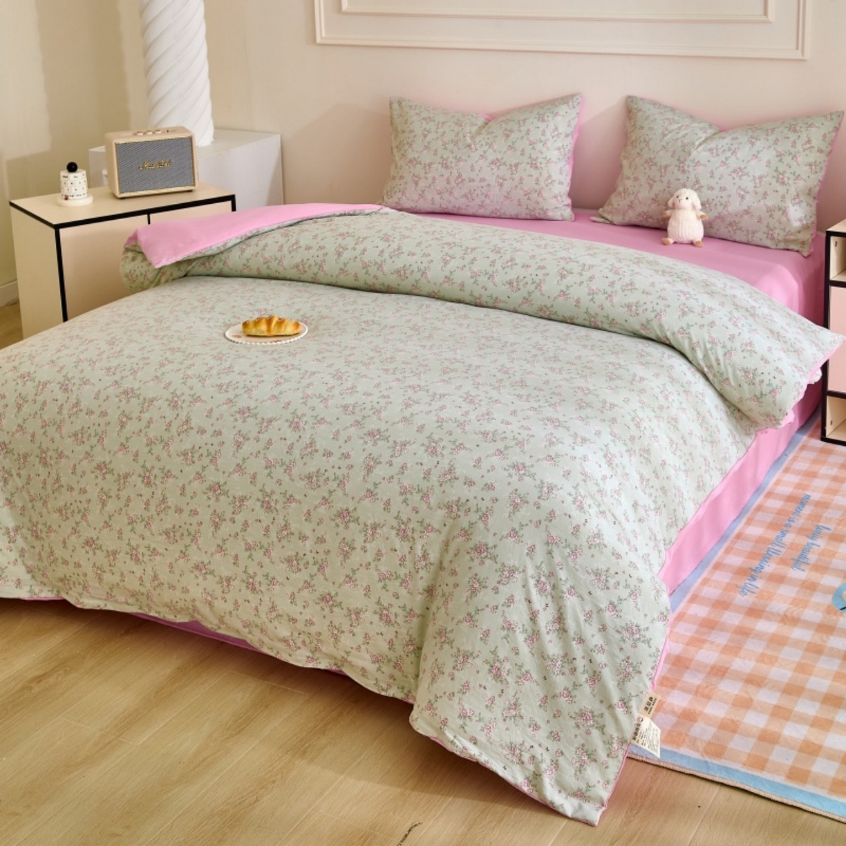 91家纺网 家纺一手货源 找家纺 好宜家纺 2025新款可拆洗新疆棉花被冬被春秋被夏凉被家用学生宿舍被子空调被芯四季通用 【批发团购价更优】【免费打包代发】【量大免费送货上门】 汀美-柔粉