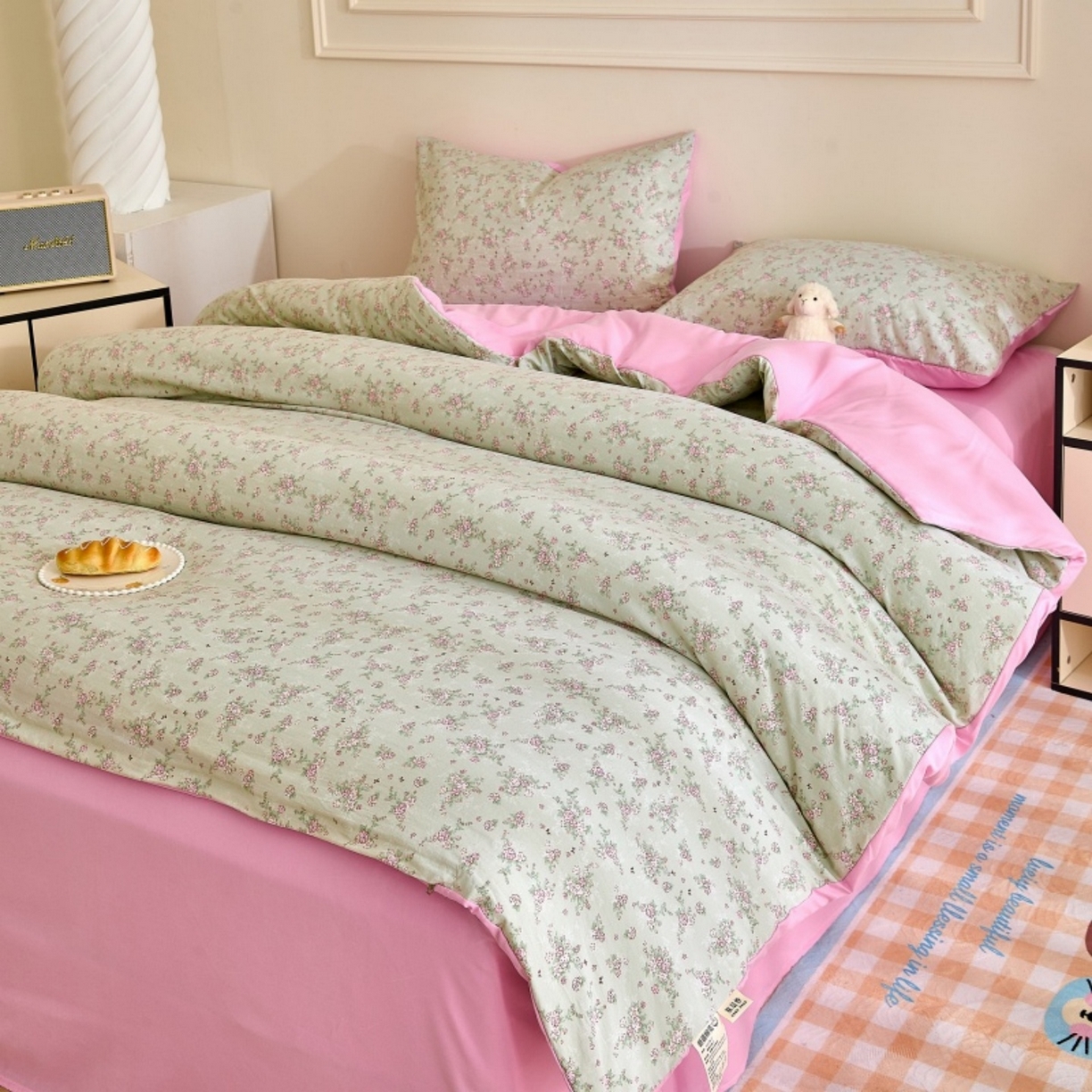 91家纺网 家纺一手货源 找家纺 好宜家纺 2025新款可拆洗新疆棉花被冬被春秋被夏凉被家用学生宿舍被子空调被芯四季通用 【批发团购价更优】【免费打包代发】【量大免费送货上门】 汀美-柔粉