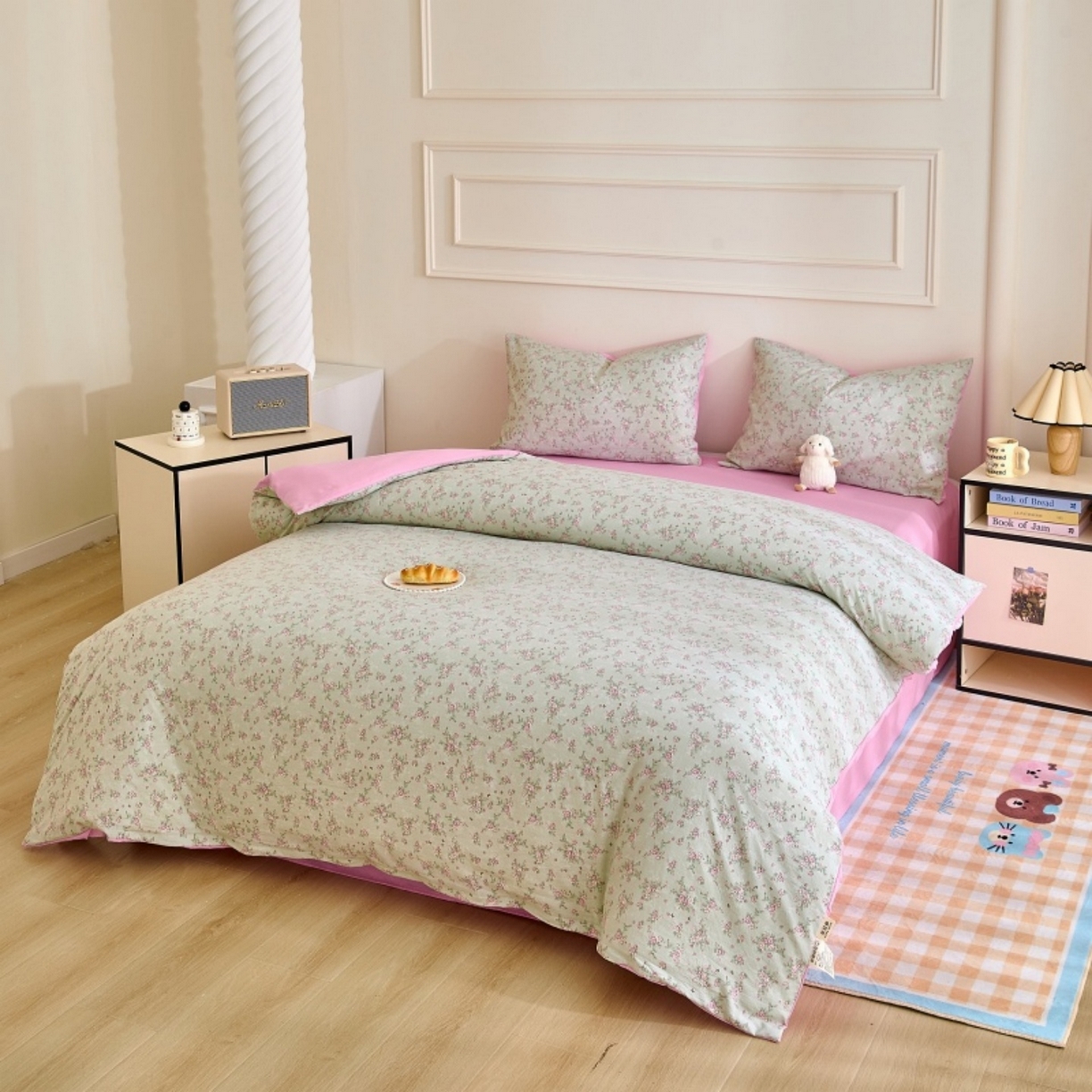 91家纺网 家纺一手货源 找家纺 好宜家纺 2025新款可拆洗新疆棉花被冬被春秋被夏凉被家用学生宿舍被子空调被芯四季通用 【批发团购价更优】【免费打包代发】【量大免费送货上门】 汀美-柔粉