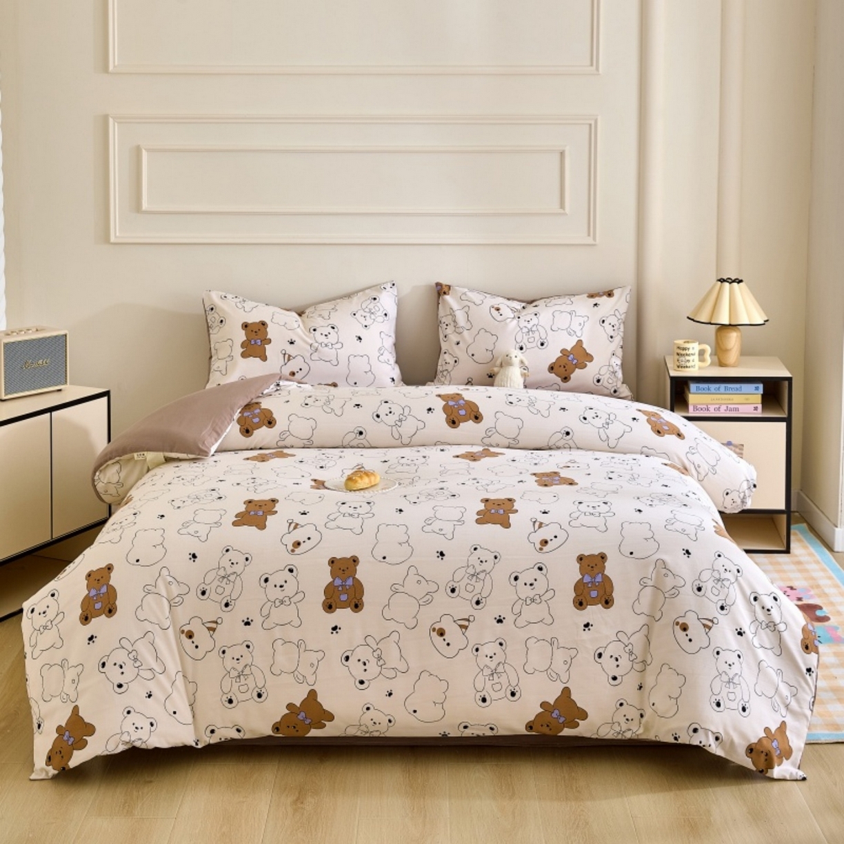 91家纺网 家纺一手货源 找家纺 好宜家纺 2025新款可拆洗新疆棉花被冬被春秋被夏凉被家用学生宿舍被子空调被芯四季通用 【批发团购价更优】【免费打包代发】【量大免费送货上门】 喜乐小熊