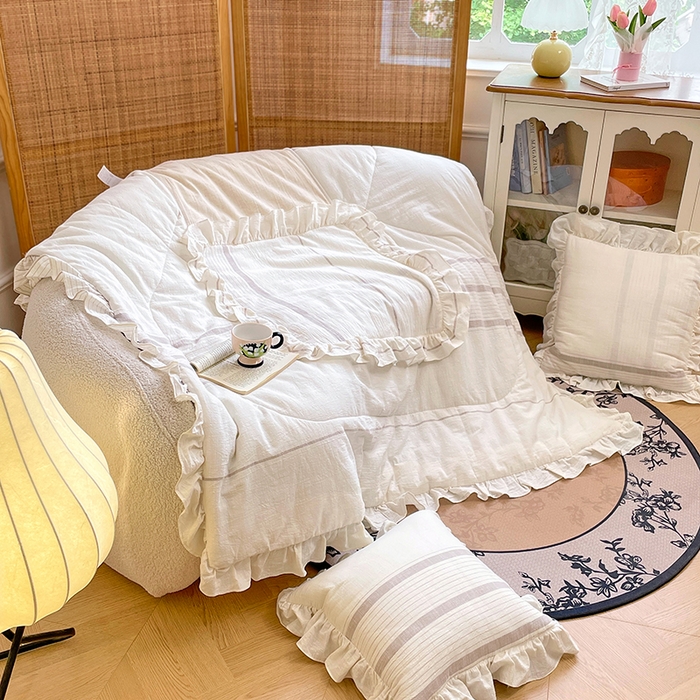 91家纺网 家纺一手货源 找家纺 （总）照世家纺 2025新款亚麻抱枕被（控价40的199，45的259，50的329）