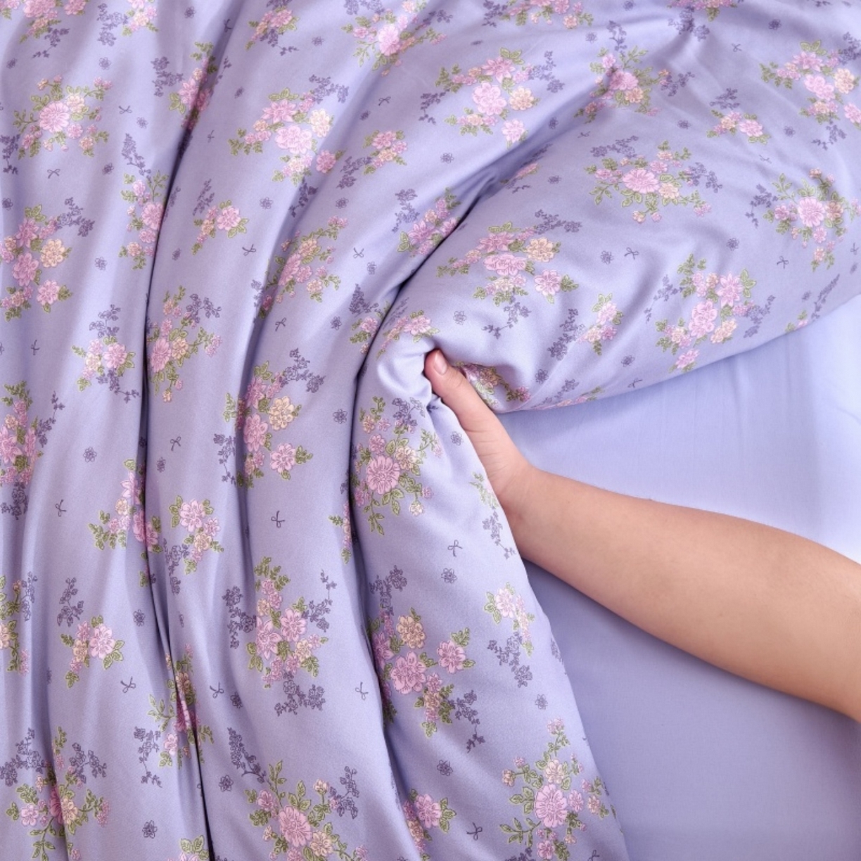 91家纺网 家纺一手货源 找家纺 好宜家纺 2025新款可拆洗新疆棉花被冬被春秋被夏凉被家用学生宿舍被子空调被芯四季通用 【批发团购价更优】【免费打包代发】【量大免费送货上门】 杏花微雨-紫