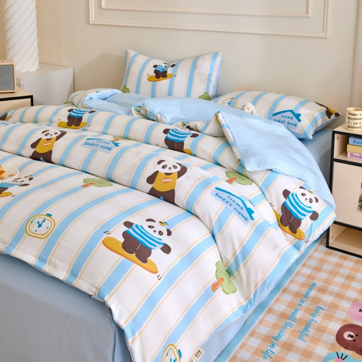 91家纺网 家纺一手货源 找家纺 好宜家纺 2025新款可拆洗新疆棉花被冬被春秋被夏凉被家用学生宿舍被子空调被芯四季通用 【批发团购价更优】【免费打包代发】【量大免费送货上门】 熊猫之家