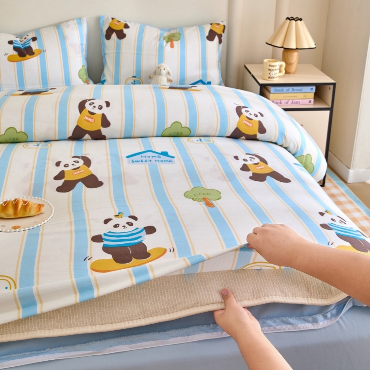 91家纺网 家纺一手货源 找家纺 好宜家纺 2025新款可拆洗新疆棉花被冬被春秋被夏凉被家用学生宿舍被子空调被芯四季通用 【批发团购价更优】【免费打包代发】【量大免费送货上门】 熊猫之家