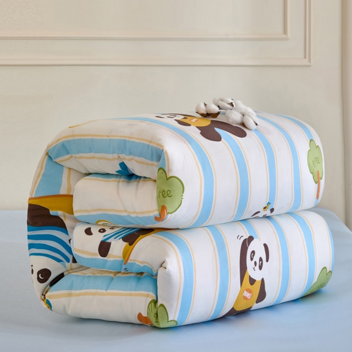 91家纺网 家纺一手货源 找家纺 好宜家纺 2025新款可拆洗新疆棉花被冬被春秋被夏凉被家用学生宿舍被子空调被芯四季通用 【批发团购价更优】【免费打包代发】【量大免费送货上门】 熊猫之家