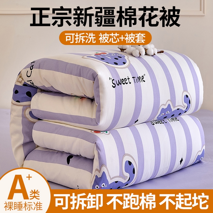 91家纺网 家纺一手货源 找家纺 （总）好宜家纺 2025新款可拆洗新疆棉花被冬被春秋被夏凉被家用学生宿舍被子空调被芯四季通用 【批发团购价更优】【免费打包代发】【量大免费送货上门】