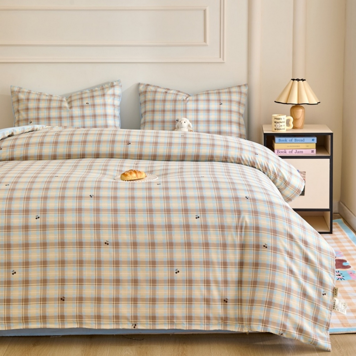 91家纺网 家纺一手货源 找家纺 好宜家纺 2025新款可拆洗新疆棉花被冬被春秋被夏凉被家用学生宿舍被子空调被芯四季通用 【批发团购价更优】【免费打包代发】【量大免费送货上门】 樱桃小格-兰