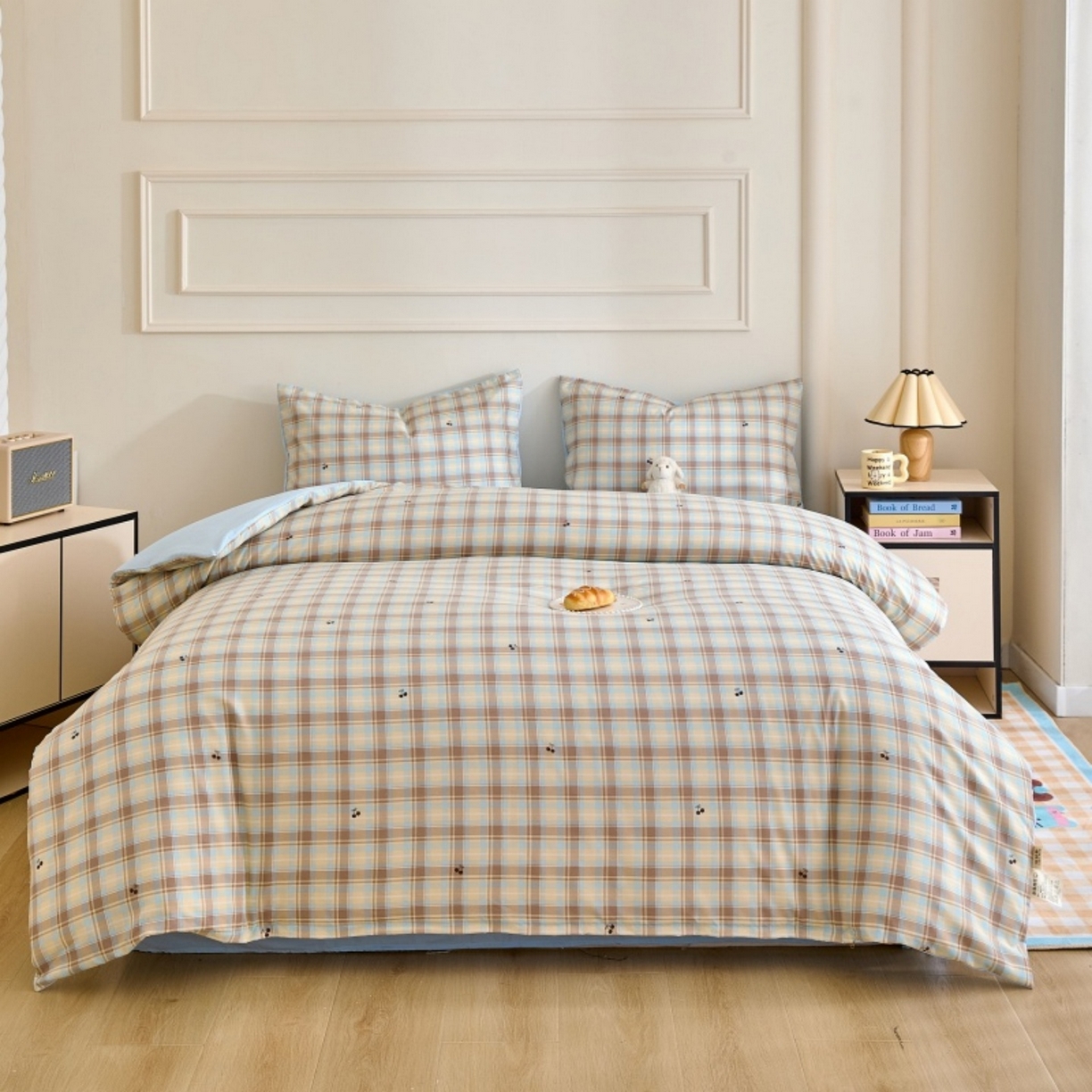 91家纺网 家纺一手货源 找家纺 好宜家纺 2025新款可拆洗新疆棉花被冬被春秋被夏凉被家用学生宿舍被子空调被芯四季通用 【批发团购价更优】【免费打包代发】【量大免费送货上门】 樱桃小格-兰